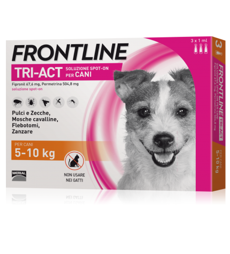 pipette-antiparassitarie-frontline-tri-act-cani-5-10kg-3-pz