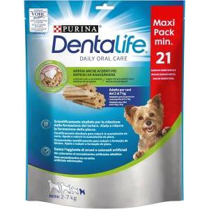 Dentalife multipack cane snack per l'igiene orale taglia mini 207gr