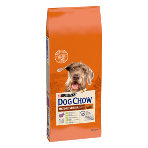 Dog chow mature senior crocchette con agnello 14kg