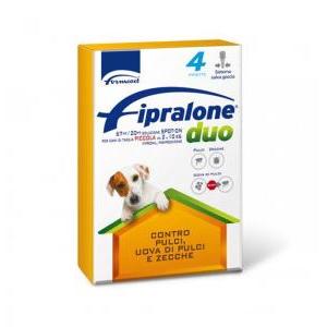 Fipralone duo spot on per cani di taglia piccola da 2 a 10kg