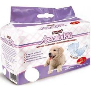 Assorbipiù pannolini assorbenti extra large per cani 12pz