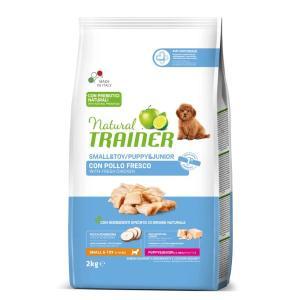 Natural  small&toy/puppy&junior crocchette pollo 2kg