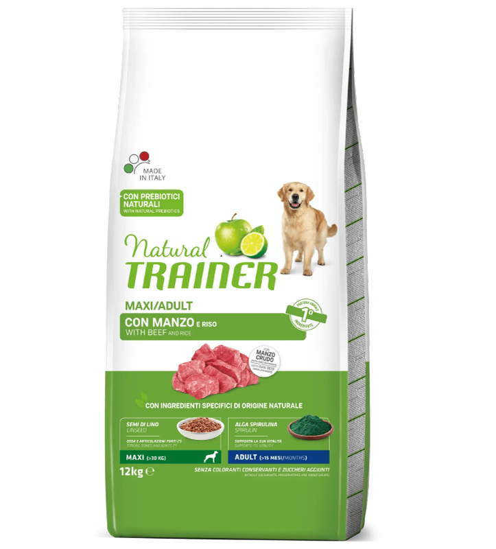 trainer-natural-maxi-adult-dog-crocchette-con-manzo-e-riso-12-kg