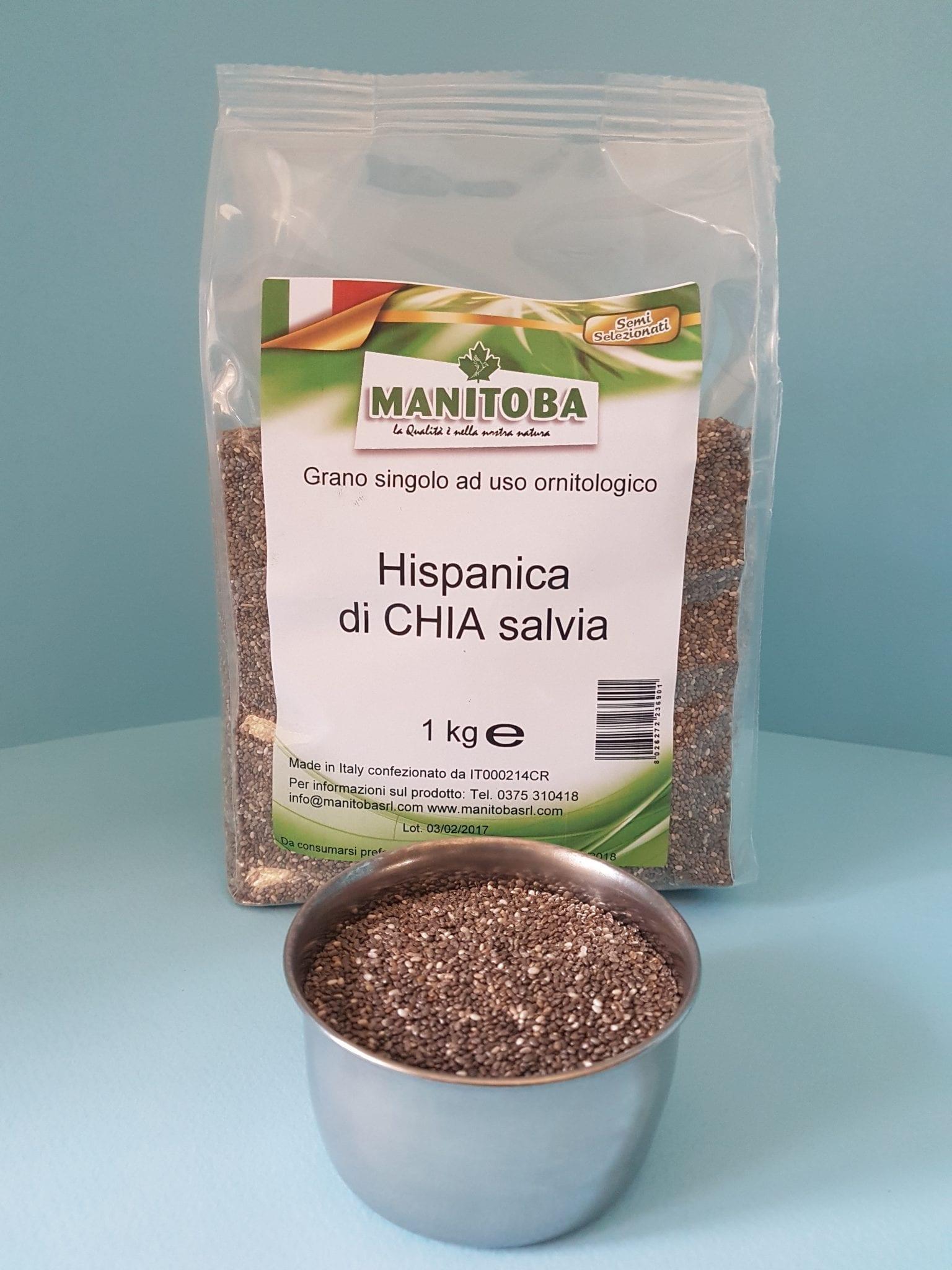 manitoba grano hispanica di chia salvia 1kg