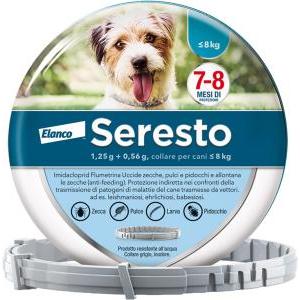 Collare antiparassitario seresto cane sotto 8kg