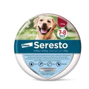 Collare antiparassitario seresto cane sopra 8kg