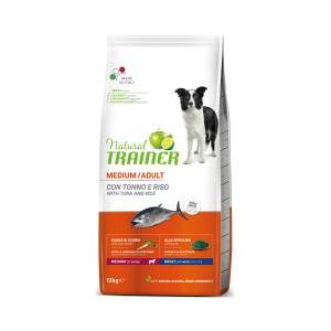 Natural  medium adult dog crocchette con tonno e riso 12 kg