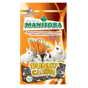 Bunny carota per coniglietti nani 1kg