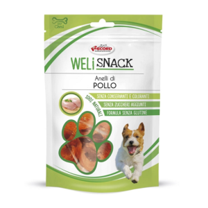 Welisnack anelli di pollo per cani 75gr