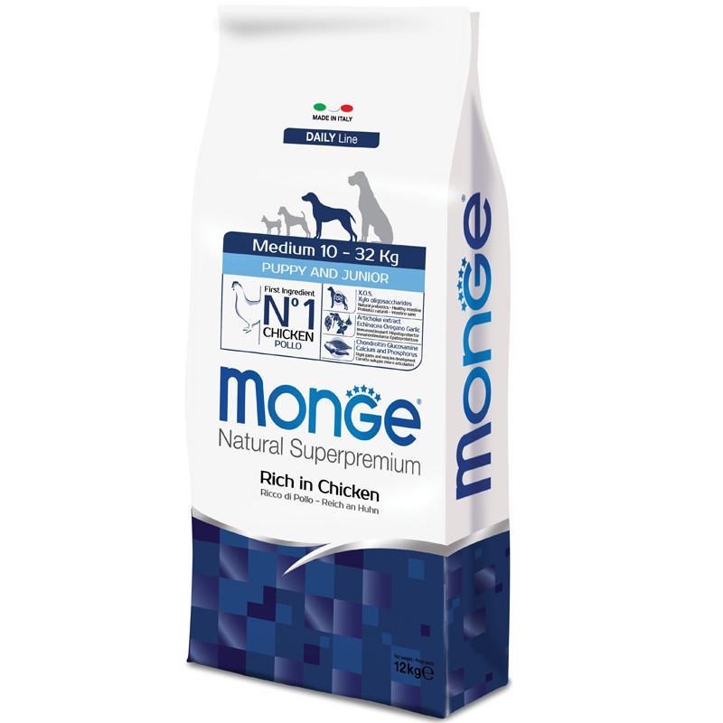 monge-dog-medium-puppy&junior-crocchette-pollo-12kg