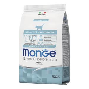 Cat kitten monoprotein crocchette con trota 1,5kg