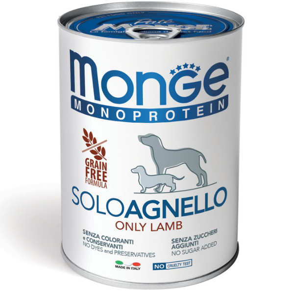 patu00e8-cane-monoproteico-agnello-monge-400gr