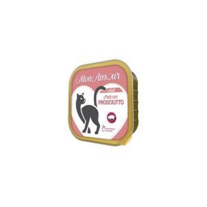 Monamour cat adult patè con prosciutto 100gr