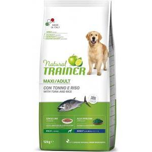 Natural  maxi adult dog crocchette con tonno e riso 12 kg