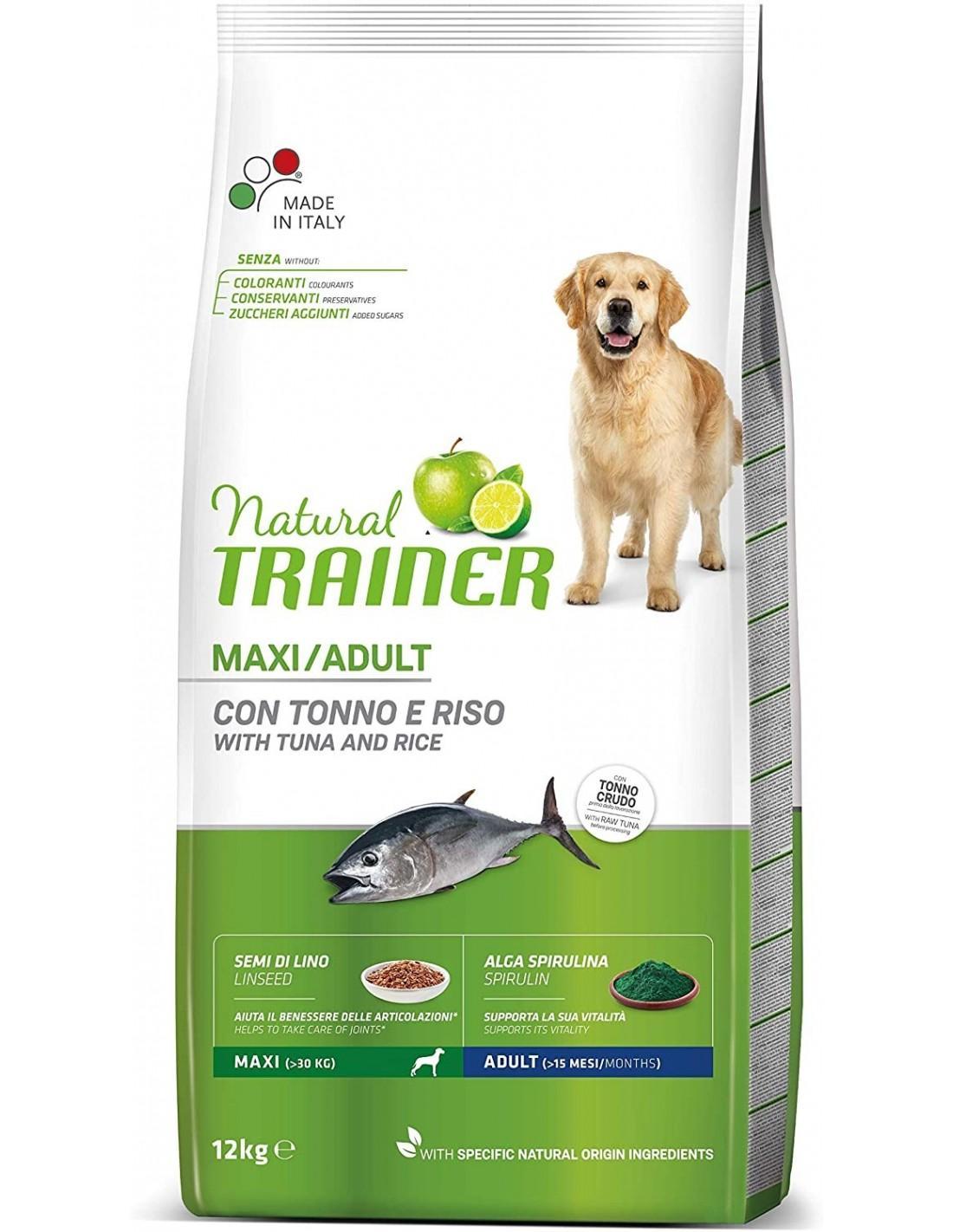 natural-trainer-maxi-adult-dog-crocchette-con-tonno-e-riso-12-kg