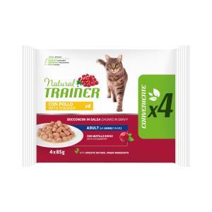 Cat natural  adult con pollo 4x85gr