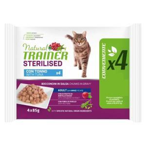 Cat natural  sterilised adult con tonno 4x85gr