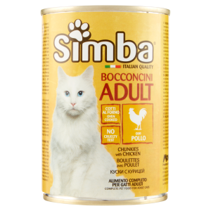 Simba cat adult bocconcini con pollo 415gr