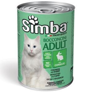 Simba cat adult bocconcini con coniglio 415gr