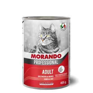 Professional adult cat bocconcini con manzo 405gr