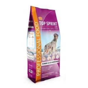 Top sprint power 32/22 adult dog crocchette cavallo e riso 15kg