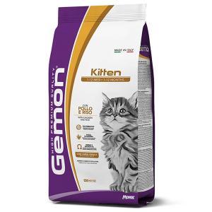 Gemon kitten(1-12 mesi) crocchette gatto con pollo e riso 2kg