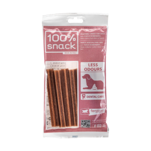 Snack dentale vegetale per cani con yucca schidigera 145gr