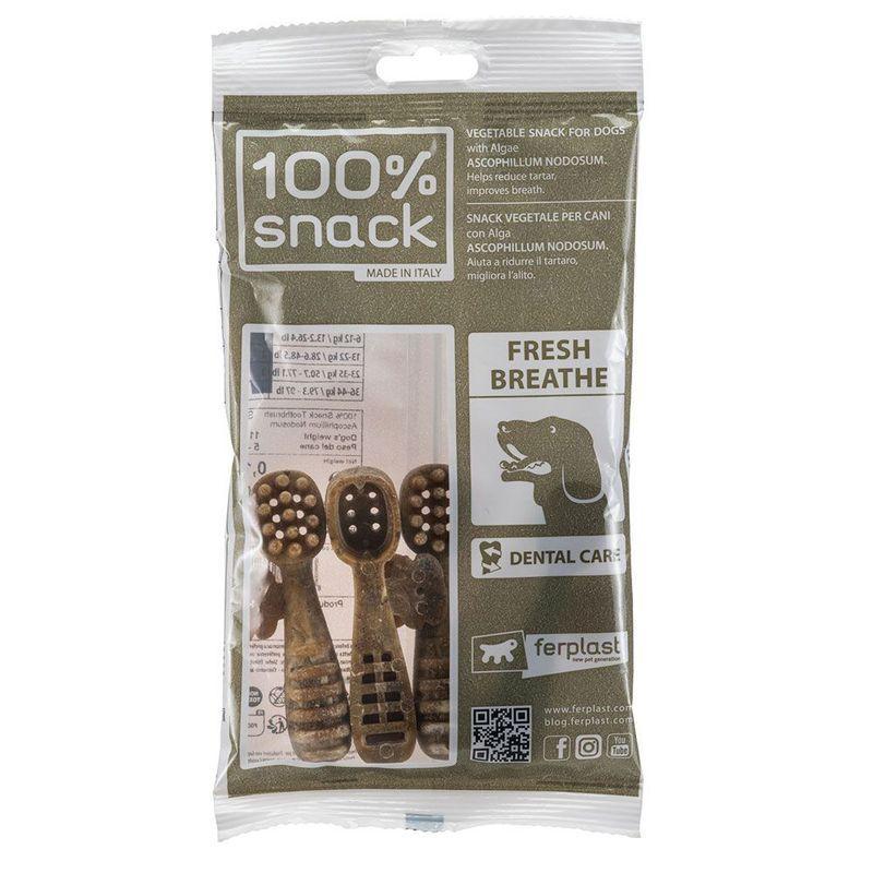 Snack Dentale vegetale con alga Ascophillum Nodosum per cani 62gr