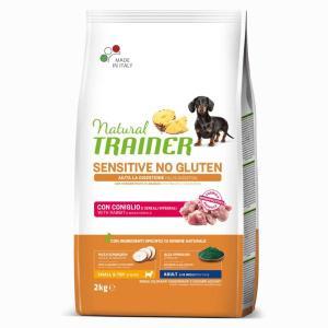 Natural  sensitive dog no gluten crocchette coniglio e cereali integrali 2kg