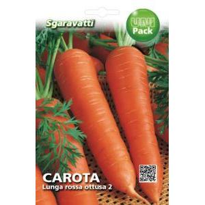 Carota lunga rossa ottusa 2 uni pack