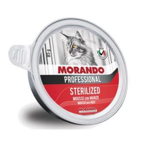 Professional sterilized cat mousse con manzo 85gr