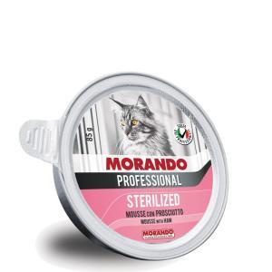 Professional sterilized cat mousse con prosciutto 85gr