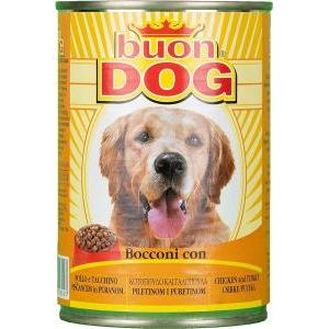 Buondog bocconi pollo e tacchino 1250gr