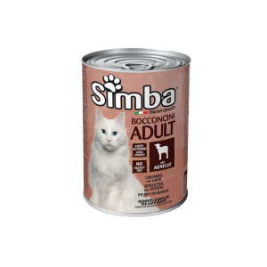 Simba cat adult bocconcini con agnello 415gr