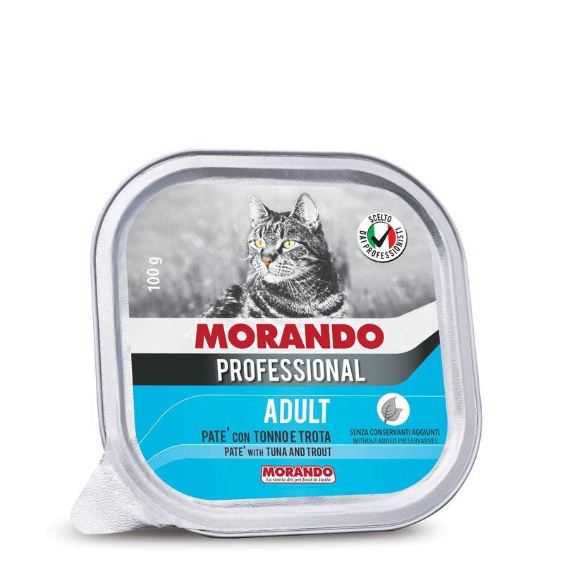 morando-professional-cat-adult-patu00e8-con-tonno-e-trota-100gr