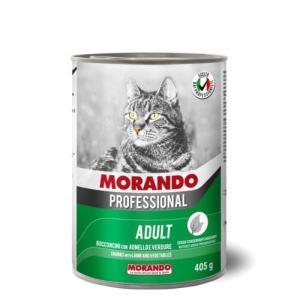 Professional adult cat bocconcini con agnello e verdure 405gr