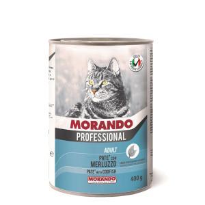 Professional adult cat patè con merluzzo 400gr