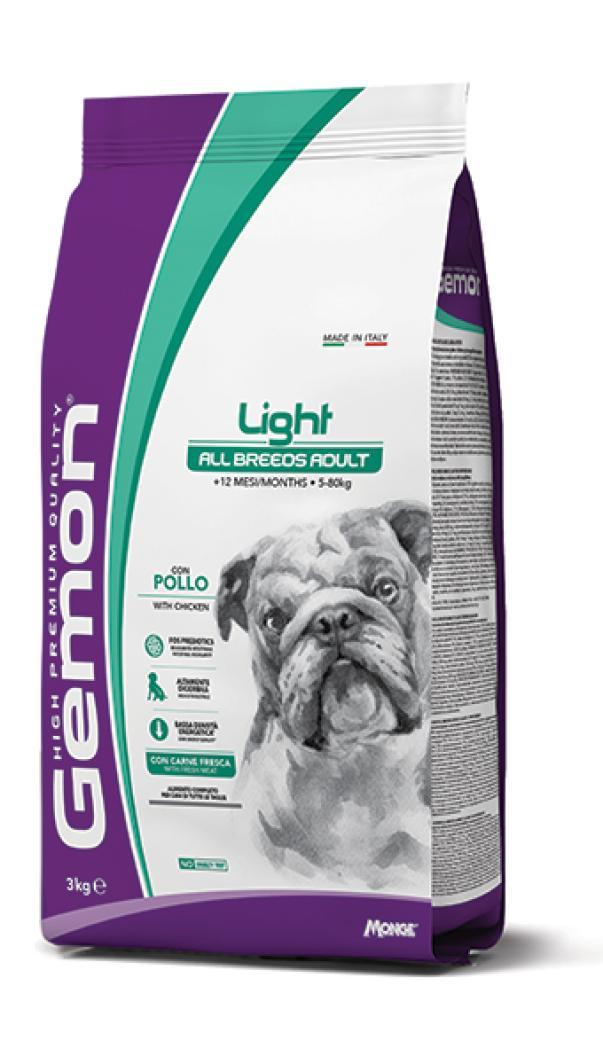 gemon-light-all-breeds-adult-dog-crocchette-con-pollo-3-kg