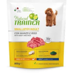 Natural  small&toy/adult dog crocchette con manzo e riso 800gr