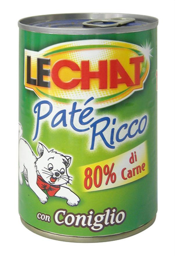 monge lechat ricco patè coniglio per gatti 400gr