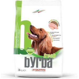 Byrba fresh dog medium crocchette con pollo e tacchino 3kg