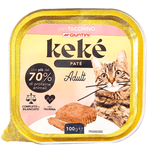 Kekè adult patè con tacchino per gatti 100gr