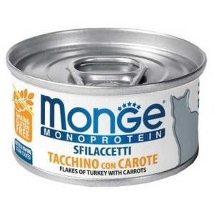 Cat monoprotein sfilaccetti tacchino con carote 80gr