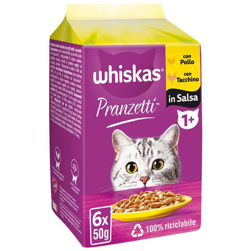 whiskas-pranzetti-1+-cat-con-pollo-e-con-tacchino-6x50gr