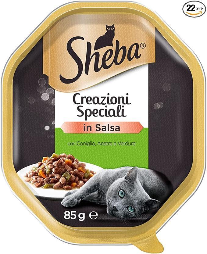 sheba-cat-adult-creazioni-speciali-con-coniglio,anatra-e-verdure-85g