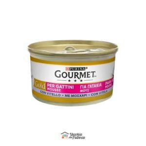 Gourmet gold cat adult mousse per gattini con vitello 85gr