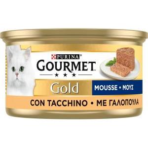 Gourmet gold adult cat mousse con tacchino 85gr