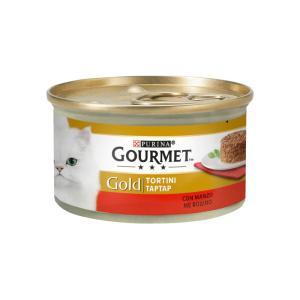 Gourmet gold adult cat tortini con manzo 85gr