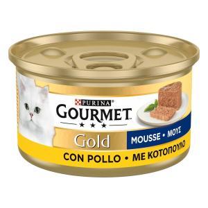 Gourmet gold adult cat mousse con pollo 85gr