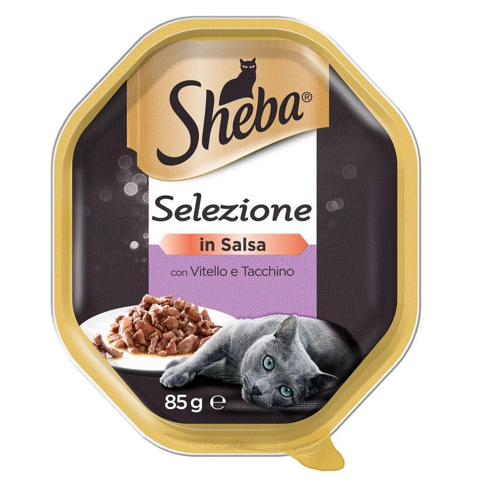 sheba-adult-cat-selezione-in-salsa-con-vitello-e-tacchino-85gr